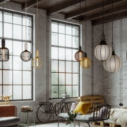 SearchlightGlobeLEDlampzwartE2735W1800Kdimbaar