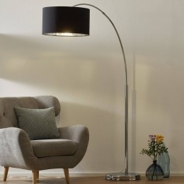 SearchlightMarabooglampmetaaltextielchroomzwart