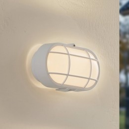 LindbyLEDbuitenwandlampAlishawitkunststofIP54