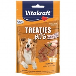 VitakraftTreatiesBitsBaconstylemetKip120gr