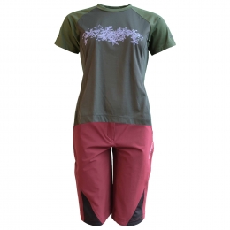 fietsshirtfietsbroekZIMTSTERNPureFlowzDamesset2stukkenFietskleding