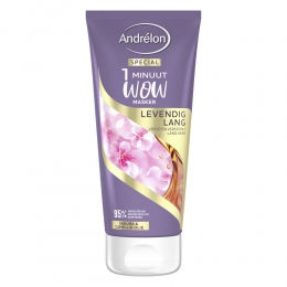 Andrelon1MinuutWowMaskerLevendigLang180ml