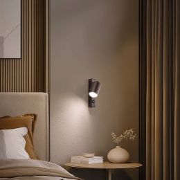 TKLightingWandspotTopverstelbaarschakelaarbruin1-lamp