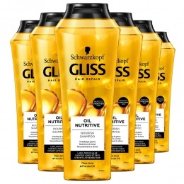 6xGlissShampooOilNutritive250ml
