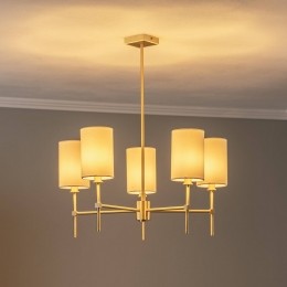 ArgonKroonluchterAzzitextielkap5-lampswit