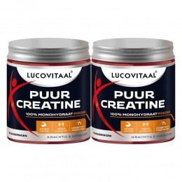 2xLucovitaalCreatineMonohydraatPoederPuur210gr