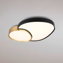 TrioLightingPlafondlampRisezwart-goud77x63cmCCTdimbaar