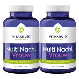 GratisVerzending2xVitakruidMultiNachtVrouw90tabletten