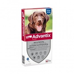 AdvantixSpotOn400AntiVlooienenTekenDruppelsHond25-40kg4pipetten