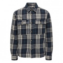 OnlySonsScottCheckFlannelOvershirt