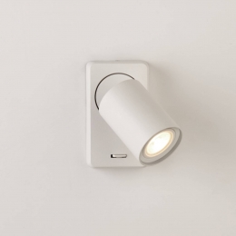 SearchlightWandlampGeschakeldwitaluminiumschakelaarGU10