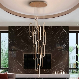 SchullerValenciaLEDhanglampColetterosgoud14-lichts60cmafstandsbediening