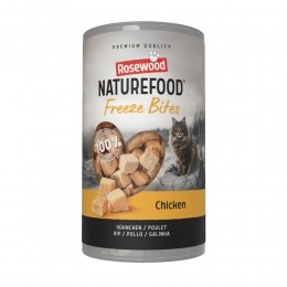 8xRosewoodNaturefoodHondensnackFreezeBitesChicken30gr