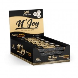 15xXXLNutritionNJOYProteneBarPindakaasCaramel55gr