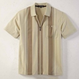 Beige-gestreept