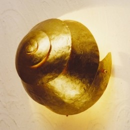 HollnderStijlvollewandlampSNAILONEgoud