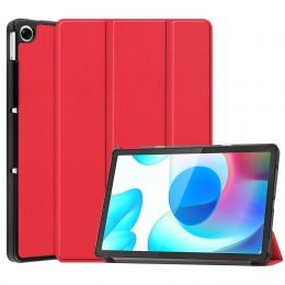 Case2go-TabletHoesgeschiktvoorRealmePad-104inch-Tri-FoldBookCase-AutoWakefunctie-Rood