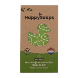 HappySoapsBabyKidsBodyOilBarAloYouVeraMuch61gr