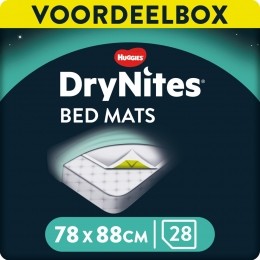 4xHuggiesDryNitesBedMatrasbeschermers7stuks