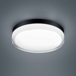 HelestraTanaLEDplafondlampzwart28cm