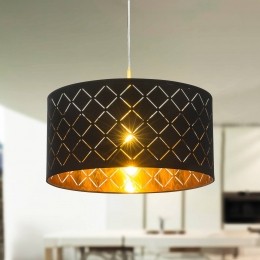 GloboHanglampClarkzwartgoudkleurig40cm
