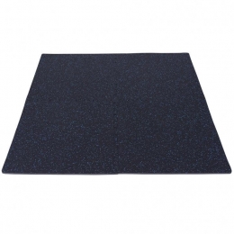 VloermattenRubber-Beschermingsmatten-4matten8eindstukken-Puzzelmat-Puzzelmat-Zwart-Blauw-GorillaSports