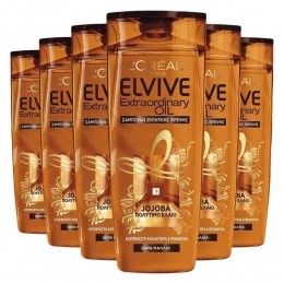 6xLOralElviveExtraordinaryOilShampooJojoba400ml