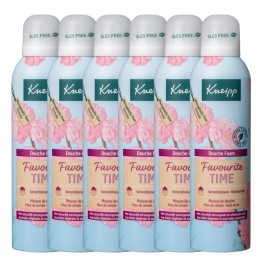6xKneippFavouriteTimeDoucheFoamCherryBlossom200ml