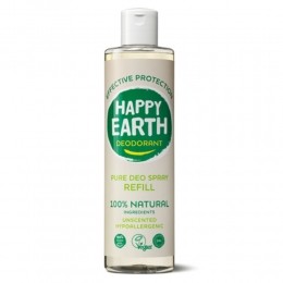 HappyEarth100NatuurlijkeDeoSprayNavullingUnscented300ml
