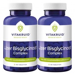 GratisVerzending2xVitakruidIjzerBisglycinaat90tabletten