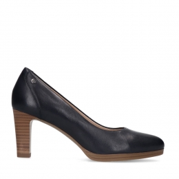 Blauwelerenpumps