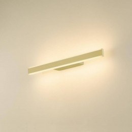 SLVLEDbadkamerwandlampOneLinear52cmmessingkleurig
