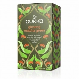 3xPukkaTheeGinsengMatchaGreen20stuks