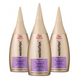 3xWellaFlexFullnessVolumeTonic100ml