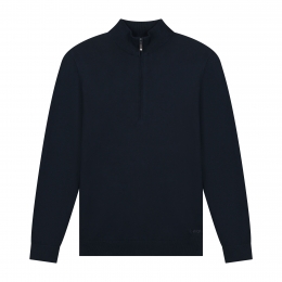 BeatLiamKnitHalfZipSweater