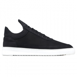 FillingPiecesFillingPieces-LowTopRippleBasicBlackWhite-Maat41