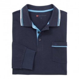 Piqu-shirtmetlangemouwen