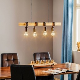 EGLOHanglampTownshendmet4lampen