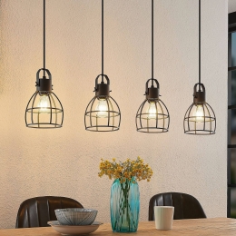 LindbyFlintoshanglamp4-lampszwart