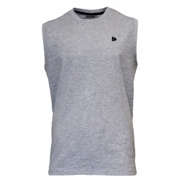 DonnayDonnayHeren-MouwloosT-shirtStan-Lichtgrijsgemleerd