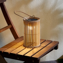 LindbyLEDtafellampAmariabamboe12cm