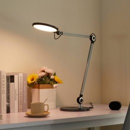 LindbyLEDtafellampNyxarisgrijsmetaalCCT50cm