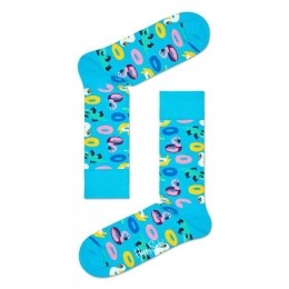 HappySocksPoolPartySokkenLichtblauw