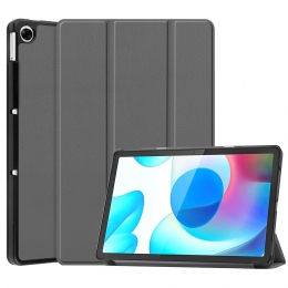 Case2go-TabletHoesgeschiktvoorRealmePad-104inch-Tri-FoldBookCase-AutoWakefunctie-Grijs