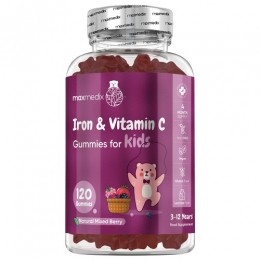 IJzerVitamineCGummies-120Gummies-VitamineKinderen-4maandenvoorraad
