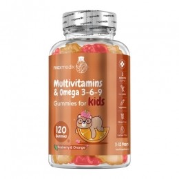 Multivitaminekinderen-120Gummies-Omega3vetzuren-17Vitamines-Vitaminekinderen