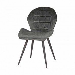 EetkamerstoelRiovelvetDonkergrijs