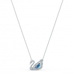Swarovski5533397-DancingSwanNecklace-Zilverkleur-Ketting