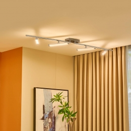 LindbyLEDplafondlampPilou4-lampsdimbaarchroom