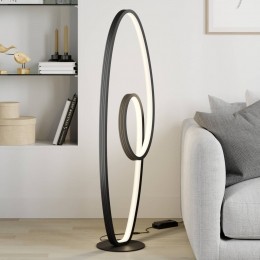 LucandeLEDvloerlampBronwyn122cmantracietaluminium